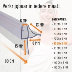 Simple Fix Lekstrip - Douchestrip - Waterkering - 80CM Lang - 6MM Glasdikte - Lekdorpel 11 Simple Fix Lekstrip - Douchestrip - Waterkering - 80CM Lang - 6MM Glasdikte - Lekdorpel -Badkamerproducten 1200x1200 1506