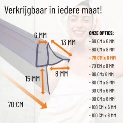 Simple Fix Lekstrip - Douchestrip - Waterkering - 70CM Lang - 6MM Glasdikte - Lekdorpel -Badkamerproducten 1200x1200 1522