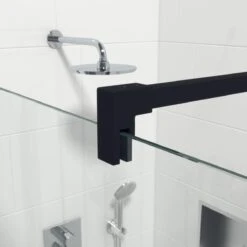 Saniclass Bellini Inloopdouche - Douchewand - 30x200cm - 8mm Veiligheidsglas - Anti Kalk - Mat Zwart -Badkamerproducten 1200x1200 1533