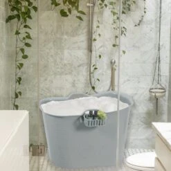 Zitbad Voor Volwassenen - Bath Bucket - Grijs - 200L 19 Zitbad Voor Volwassenen - Bath Bucket - Grijs - 200L -Badkamerproducten 1200x1200 1577