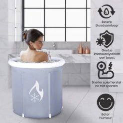 Zitbad Voor Volwassenen - Bath Bucket - Ijsbad - Ice Bath - Inklapbaar Bad - Wim Hof Methode - Opblaasbaarbad - Inclusief Voetpomp - Inclusief Ingebouwd Zitkussen - Grijs 15 Zitbad Voor Volwassenen - Bath Bucket - Ijsbad - Ice Bath - Inklapbaar Bad - Wim Hof Methode - Opblaasbaarbad - Inclusief Voetpomp - Inclusief Ingebouwd Zitkussen - Grijs -Badkamerproducten 1200x1200 1582