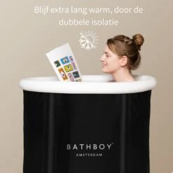 BATHBOY® Amsterdam Zitbad Opvouwbaar - Voor Volwassenen - Opblaasbaar Bad - Bath Bucket -Badkamerproducten 1200x1200 1604