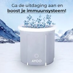 AYOO® Zitbad - Opblaasbaar Bad - Opvouwbaar Bad - Wim Hof Methode - Ijsbad - Badkuip - Zitbad Voor Volwassenen - Bathtub - Zitbaden - Bath Bucket - Inclusief Voetpomp - Grijs 14 AYOO® Zitbad - Opblaasbaar Bad - Opvouwbaar Bad - Wim Hof Methode - Ijsbad - Badkuip - Zitbad Voor Volwassenen - Bathtub - Zitbaden - Bath Bucket - Inclusief Voetpomp - Grijs -Badkamerproducten 1200x1200 1619