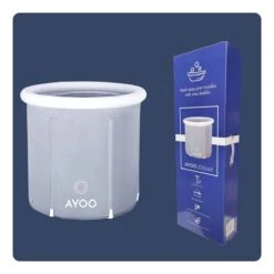 AYOO® Zitbad - Opblaasbaar Bad - Opvouwbaar Bad - Wim Hof Methode - Ijsbad - Badkuip - Zitbad Voor Volwassenen - Bathtub - Zitbaden - Bath Bucket - Inclusief Voetpomp - Grijs 16 AYOO® Zitbad - Opblaasbaar Bad - Opvouwbaar Bad - Wim Hof Methode - Ijsbad - Badkuip - Zitbad Voor Volwassenen - Bathtub - Zitbaden - Bath Bucket - Inclusief Voetpomp - Grijs -Badkamerproducten 1200x1200 1621