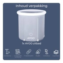 AYOO® Zitbad - Opblaasbaar Bad - Opvouwbaar Bad - Wim Hof Methode - Ijsbad - Badkuip - Zitbad Voor Volwassenen - Bathtub - Zitbaden - Bath Bucket - Inclusief Voetpomp - Grijs 17 AYOO® Zitbad - Opblaasbaar Bad - Opvouwbaar Bad - Wim Hof Methode - Ijsbad - Badkuip - Zitbad Voor Volwassenen - Bathtub - Zitbaden - Bath Bucket - Inclusief Voetpomp - Grijs -Badkamerproducten 1200x1200 1622