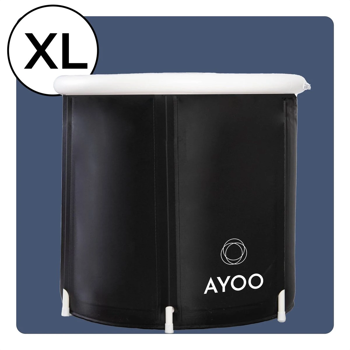 AYOO® Zitbad - Opblaasbaar Bad - Opvouwbaar Bad - IJsbad - Badkuip - Zitbad Voor Volwassenen - Bathtub - Zitbaden - Bath Bucket - Wim Hof Methode - Inclusief Voetpomp - Zwart 1 AYOO® Zitbad - Opblaasbaar Bad - Opvouwbaar Bad - IJsbad - Badkuip - Zitbad Voor Volwassenen - Bathtub - Zitbaden - Bath Bucket - Wim Hof Methode - Inclusief Voetpomp - Zwart