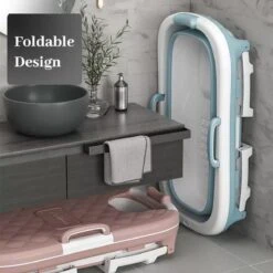 Opvouwbare Ligbad Voor Volwassenen - Blauw - Hard Plastic - Opvouwbaar Bad - 138cm - 200L -Badkamerproducten 1200x1200 1717