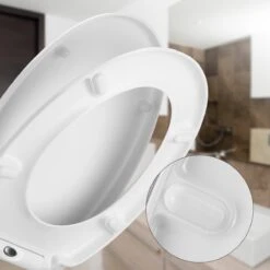 Casaria Wc Bril Duroplastic - Soft-close – Antibacterieel Wit -Badkamerproducten 1200x1200 1755