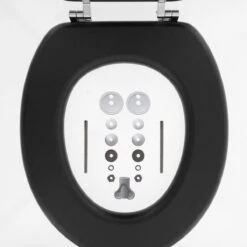 Tiger Leatherlook - Toiletbril - WC Bril - MDF - Zwart -Badkamerproducten 1200x1200 1834