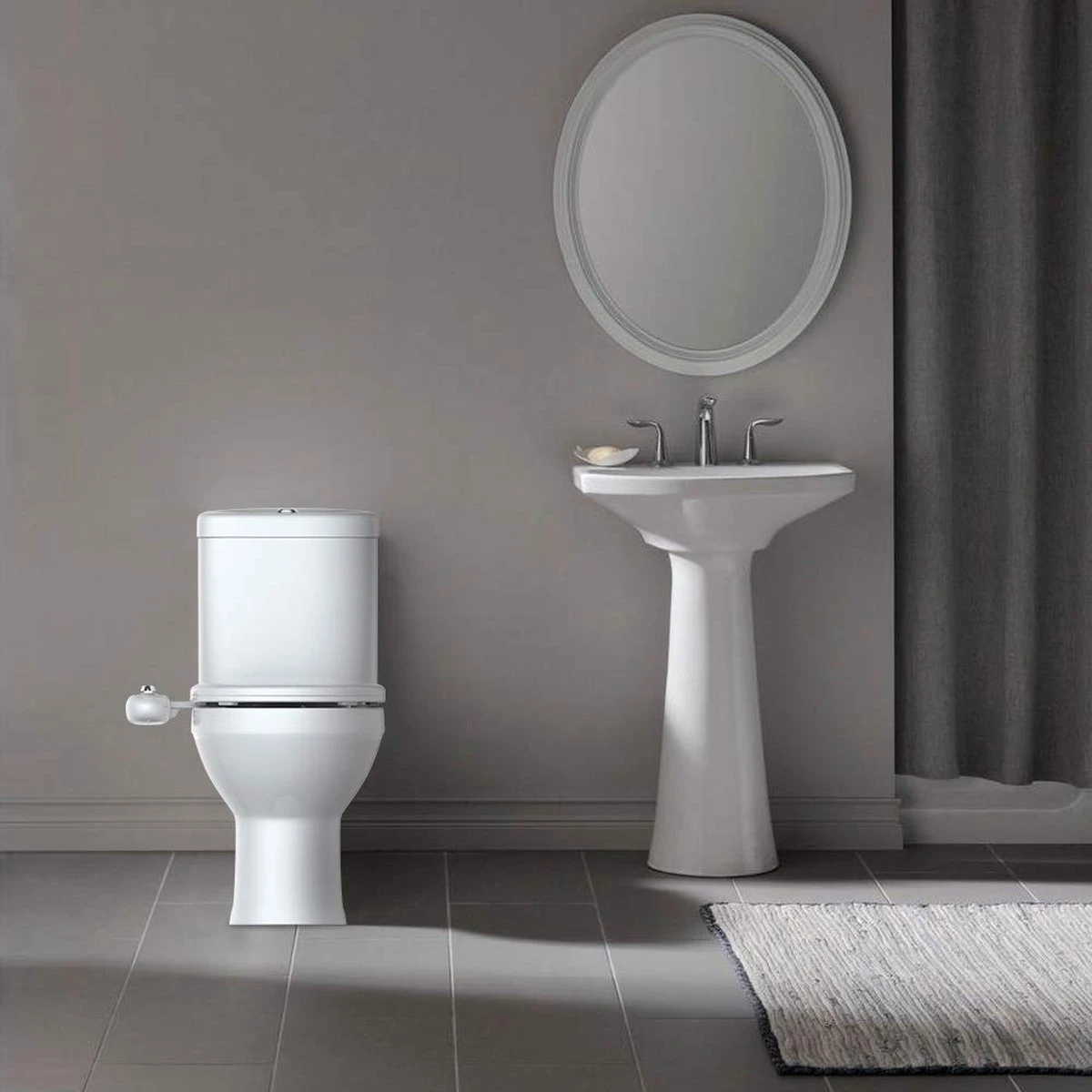Bidet Handdouche Toilet Sproeier Shattaf Sprayer WC Papier Besparend - Enkel Spray Koud Water - Badkamer Accessoires - Freshole® 7 Bidet Handdouche Toilet Sproeier Shattaf Sprayer WC Papier Besparend - Enkel Spray Koud Water - Badkamer Accessoires - Freshole® - Afbeelding 7