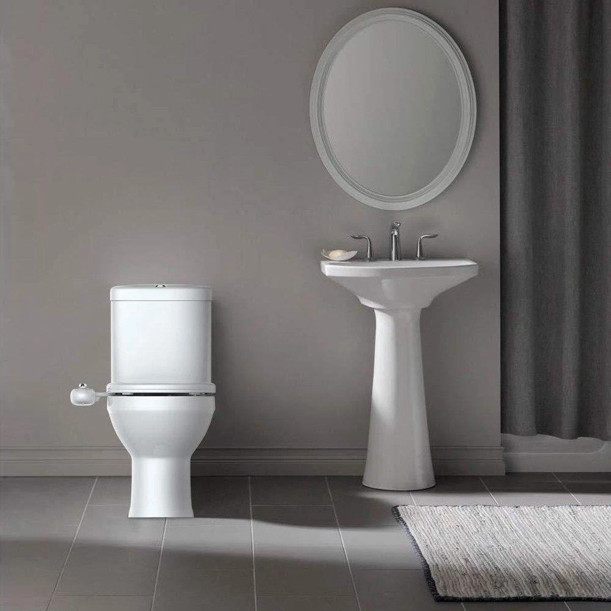 Bidet Handdouche Toilet Sproeier Shattaf Sprayer WC Papier Besparend - Dubbel Spray Warm & Koud Water - Badkamer Accessoires - Freshole® 4 Bidet Handdouche Toilet Sproeier Shattaf Sprayer WC Papier Besparend - Dubbel Spray Warm & Koud Water - Badkamer Accessoires - Freshole® - Afbeelding 4