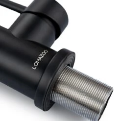 LOMAZOO Wastafelkraan Zwart Pollux - Zwarte Wastafelkraan - Badkamerkraan Zwart - Zwarte Badkamerkraan -Badkamerproducten 1200x1200 1887