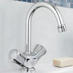 GROHE Costa-L Wastafelkraan - Met Ketting - Chroom -Badkamerproducten 1200x1200 1936