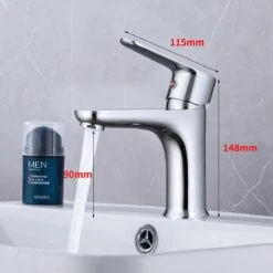 Inspire Badkamer Kraan Zilver Inclusief Aansluitingen - Wastafel Kraan - Zilver 7 Inspire Badkamer Kraan Zilver Inclusief Aansluitingen - Wastafel Kraan - Zilver -Badkamerproducten 1200x1200 1948