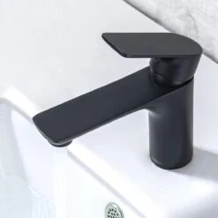 LOMAZOO Wastafelkraan Zwart Libra - Zwarte Wastafelkraan - Badkamerkraan Zwart - Zwarte Badkamerkraan -Badkamerproducten 1200x1200 1957