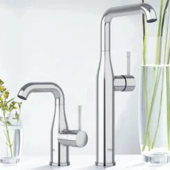 GROHE Essence New Wastafelkraan - Met EcoJoy® - Draaibare Uitloop - Zonder Waste - Chroom - 23541001 -Badkamerproducten 1200x1200 1965