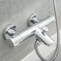 SCHÜTTE London Thermostatische Badkraan - Hartafstand 150 Mm - Chroom -Badkamerproducten 1200x1200 2015