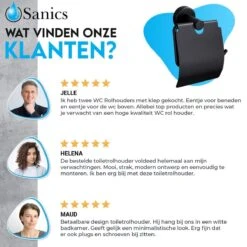 Sanics Toiletrolhouder Zwart Met Klep - WC Rolhouder RVS Inclusief Montage Set - Closetrolhouder -Badkamerproducten 1200x1200 202