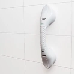 VITILITY Quick Mobile Rail - Wandbeugel Met Zuignappen - Zonder Boren - 40 Cm - Wit - Veiligheidsgreep