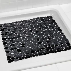 WENKO Anti-slip Douchemat Paradise 54x54cm Zwart - Antislipmat -Badkamerproducten 1200x1200 2049