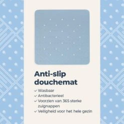 Douchemat Antislip Blauw - 53 X 53 Cm - Antislipmat Douche - Badmat 9 Douchemat Antislip Blauw - 53 X 53 Cm - Antislipmat Douche - Badmat -Badkamerproducten 1200x1200 2053