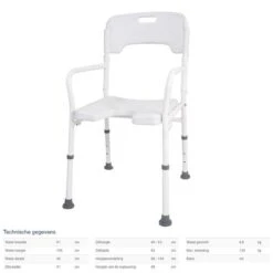 Drive Douchestoel Dsf 130 Opvouwbaar - Hygiene Uitsparing -Badkamerproducten 1200x1200 2075