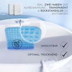 Douchemat Antislip - Badmat - 88x40cm - Antislipmat Voor Douche - Rubber - Blauwbad Mat -Badkamerproducten 1200x1200 2090