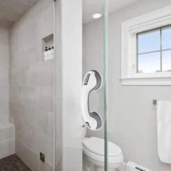 Minismus Badkamer En Douche Handgreep Met Zuignap - Zwart -Badkamerproducten 1200x1200 2096