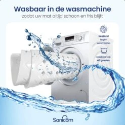 Merkloos Badmat Antislip - Douchemat - Antislipmat Bad - Antislipmat Douche - Schimmelbestendig - Met Zuignappen - Wasbaar - Wit -Badkamerproducten 1200x1200 2106