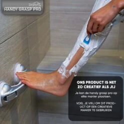 Kunststof Handgreep Voor Badkamer - 30.5cm - Douche Wandbeugel - Geen Boorgaten -Badkamerproducten 1200x1200 2122