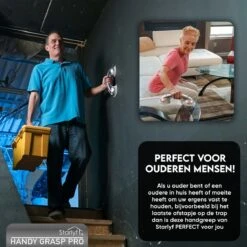 Kunststof Handgreep Voor Badkamer - 30.5cm - Douche Wandbeugel - Geen Boorgaten -Badkamerproducten 1200x1200 2123