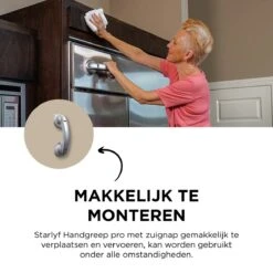 Kunststof Handgreep Voor Badkamer - 30.5cm - Douche Wandbeugel - Geen Boorgaten -Badkamerproducten 1200x1200 2125