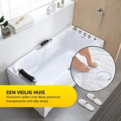 RX Goods 25 Stuks Zelfklevende Anti Slip Strips Stickers – 2 Cm X 40 Cm - Met Schraper – Transparante Tape 10 RX Goods 25 Stuks Zelfklevende Anti Slip Strips Stickers – 2 Cm X 40 Cm - Met Schraper – Transparante Tape -Badkamerproducten 1200x1200 2163