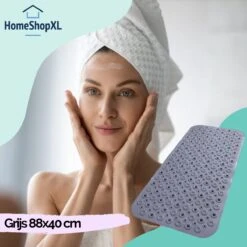 The Original - Douchemat Antislip - Grijs - 88x40cm - Antislipmat Badmat Voor Bad & Douche - Anti Slip Mat Met Zuignappen 14 The Original - Douchemat Antislip - Grijs - 88x40cm - Antislipmat Badmat Voor Bad & Douche - Anti Slip Mat Met Zuignappen -Badkamerproducten 1200x1200 2195