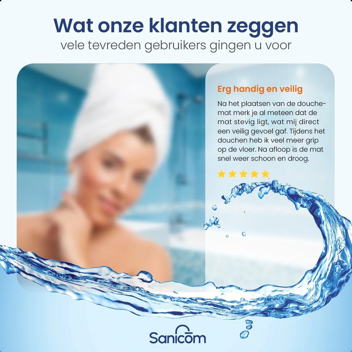 Merkloos Douchemat - Antislip Mat - Antislipmat Douche - Badmat - Schimmelbestendig - Met Zuignappen - Wasbaar - Grijs 3 Merkloos Douchemat - Antislip Mat - Antislipmat Douche - Badmat - Schimmelbestendig - Met Zuignappen - Wasbaar - Grijs - Afbeelding 3