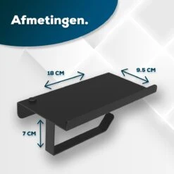 Via Fectio® Toiletrolhouder - Toiletrolhouders - Telefoonhouder - WC Rolhouder - Zonder Klep - RVS (Roestvrij Staal) -Badkamerproducten 1200x1200 226