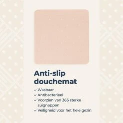 Douchemat Antislip Zalmkleur - 53 X 53 Cm - Antislipmat Douche - Badmat -Badkamerproducten 1200x1200 2276