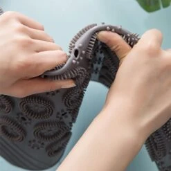 Merkloos TDR-Antislip Mat - 55x55CM - Rond - Grijs - Badmat Badkamer - Douchemat - Badkamermat - Antislipmat Voor Douche -Badkamerproducten 1200x1200 2279