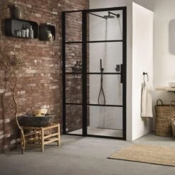 Sealskin Brix - Wandkubus Wandelement Wandrek - 12x24x24 Cm - Metaal - Zwart -Badkamerproducten 1200x1200 2299