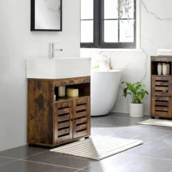 Nancy's Gaboury Badkamermeubel - Wastafelonderkast - Uitsparing - Open Vak - Openslaande Deuren - Industrieel - Bruin - Zwart - Bewerkt Hout - 60 X 30 X 63 Cm 15 Nancy's Gaboury Badkamermeubel - Wastafelonderkast - Uitsparing - Open Vak - Openslaande Deuren - Industrieel - Bruin - Zwart - Bewerkt Hout - 60 X 30 X 63 Cm -Badkamerproducten 1200x1200 2375