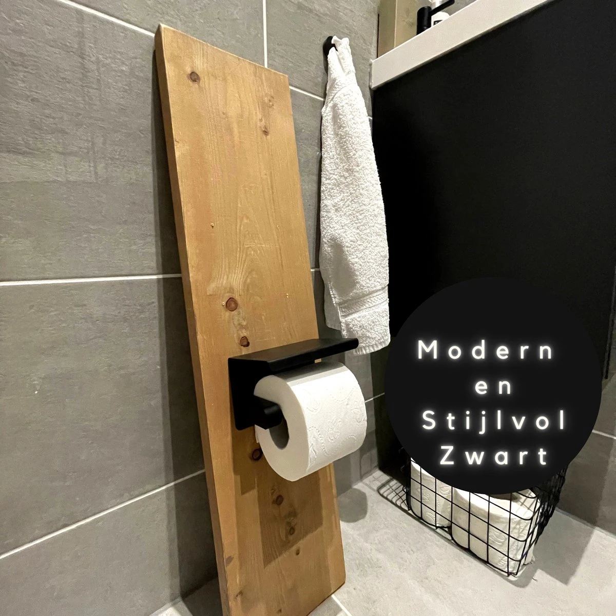 WC Rolhouder - Zelfklevend Toiletrolhouder Met Plankje - WC Papier Houder Zonder Boren - WC Rolhouder Met Plankje - Toiletrolhouder - Toiletrolhouder Zwart - Fienosa 10 WC Rolhouder - Zelfklevend Toiletrolhouder Met Plankje - WC Papier Houder Zonder Boren - WC Rolhouder Met Plankje - Toiletrolhouder - Toiletrolhouder Zwart - Fienosa - Afbeelding 10