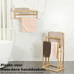 Merkloos Decopatent® Handdoekrek - Vrijstaand Handdoekenrek Voor In Badkamer - Handdoekrek - Bamboe Hout - Handdoek - Droogrek Met 3 Armen 15 Merkloos Decopatent® Handdoekrek - Vrijstaand Handdoekenrek Voor In Badkamer - Handdoekrek - Bamboe Hout - Handdoek - Droogrek Met 3 Armen -Badkamerproducten 1200x1200 2413