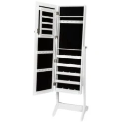 Tectake - Vitrinekast - Wit - MDF -Badkamerproducten 1200x1200 2455