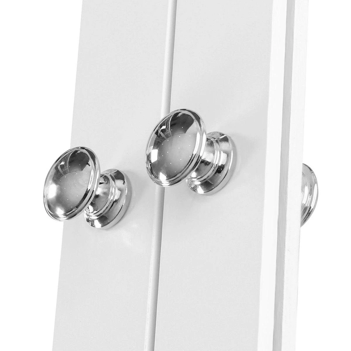 Songmics Badkamer Spiegel Kast - Medicijnkast - Badkamerkast Hangkast - Opbergkast Hangend Wit 3 Songmics Badkamer Spiegel Kast - Medicijnkast - Badkamerkast Hangkast - Opbergkast Hangend Wit - Afbeelding 3