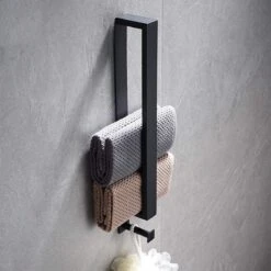 Home4u® - Handdoekrek Badkamer - Handdoekstang - Handdoekenrek Badkamer - 40CM - Met Hanger -Badkamerproducten 1200x1200 293