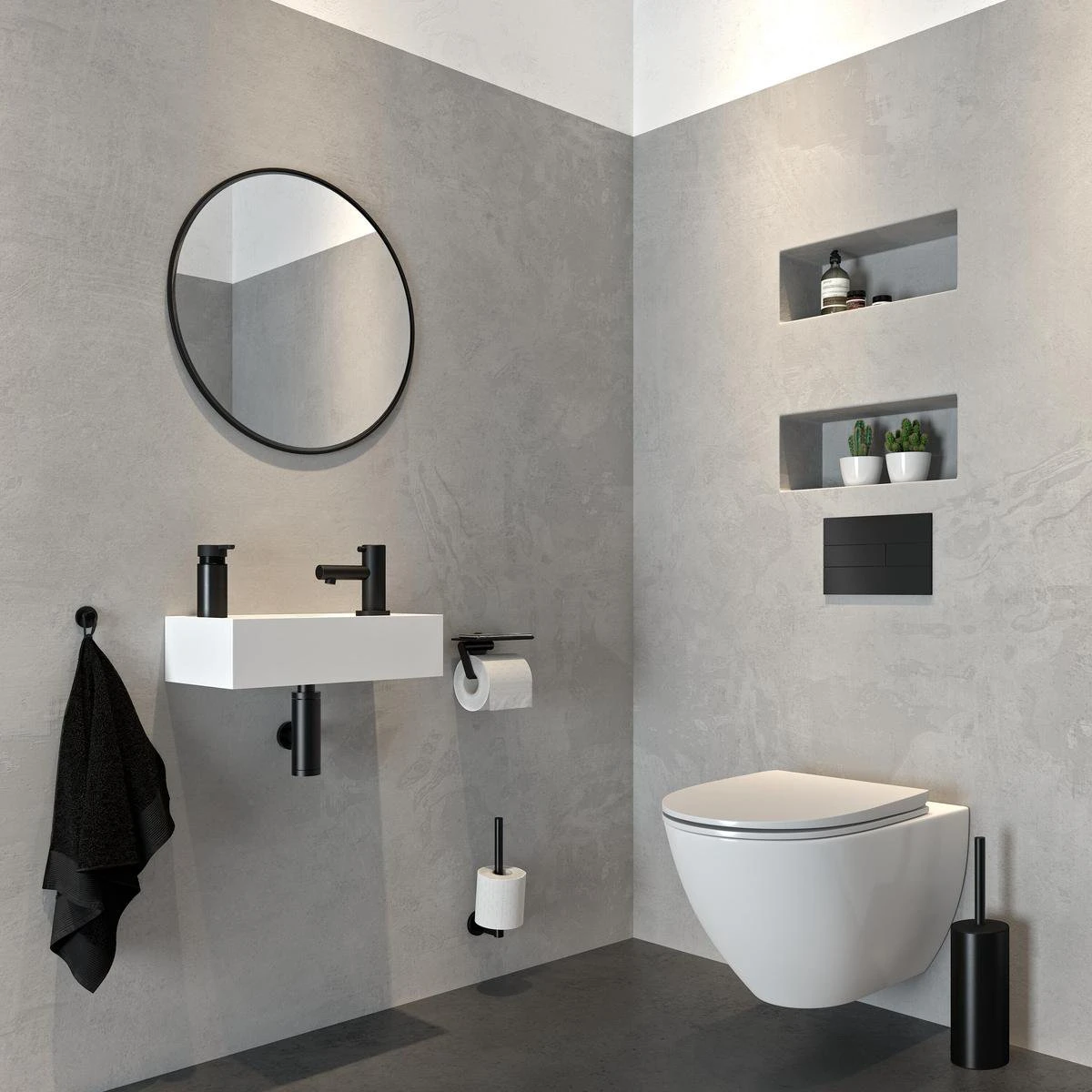 Tiger Noon Handdoekhaak Klein - Zwart 6 Tiger Noon Handdoekhaak Klein - Zwart - Afbeelding 6