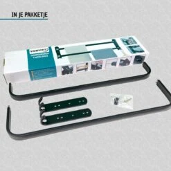 Vannons - Handdoekrek - Handdoekrek Badkamer - 2 Handdoeken - Zwart -Badkamerproducten 1200x1200 383