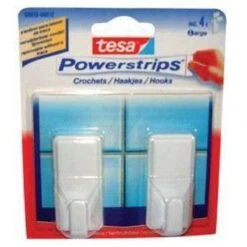 Tesa Powerstrips Haken Classic Large - Wit - 2 Stuks -Badkamerproducten 1200x1200 418