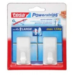 Tesa Powerstrips Haken Classic Large - Wit - 2 Stuks -Badkamerproducten 1200x1200 419