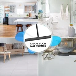 Vloertrekker Met Steel - Vloerwisser Voor In Badkamer - Watertrekker Douche - Douchewisser Zwart -Badkamerproducten 1200x1200 440